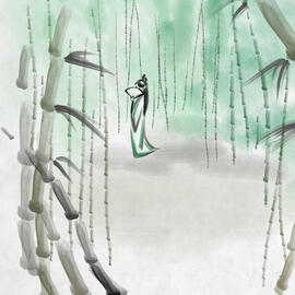 В бамбуковом лесу