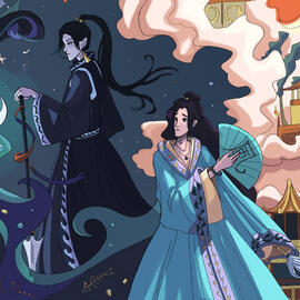 Тёмные воды и мягкие облака